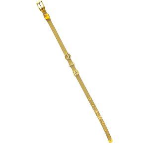 Dog Lovers Mom Gold Slider Bracelet